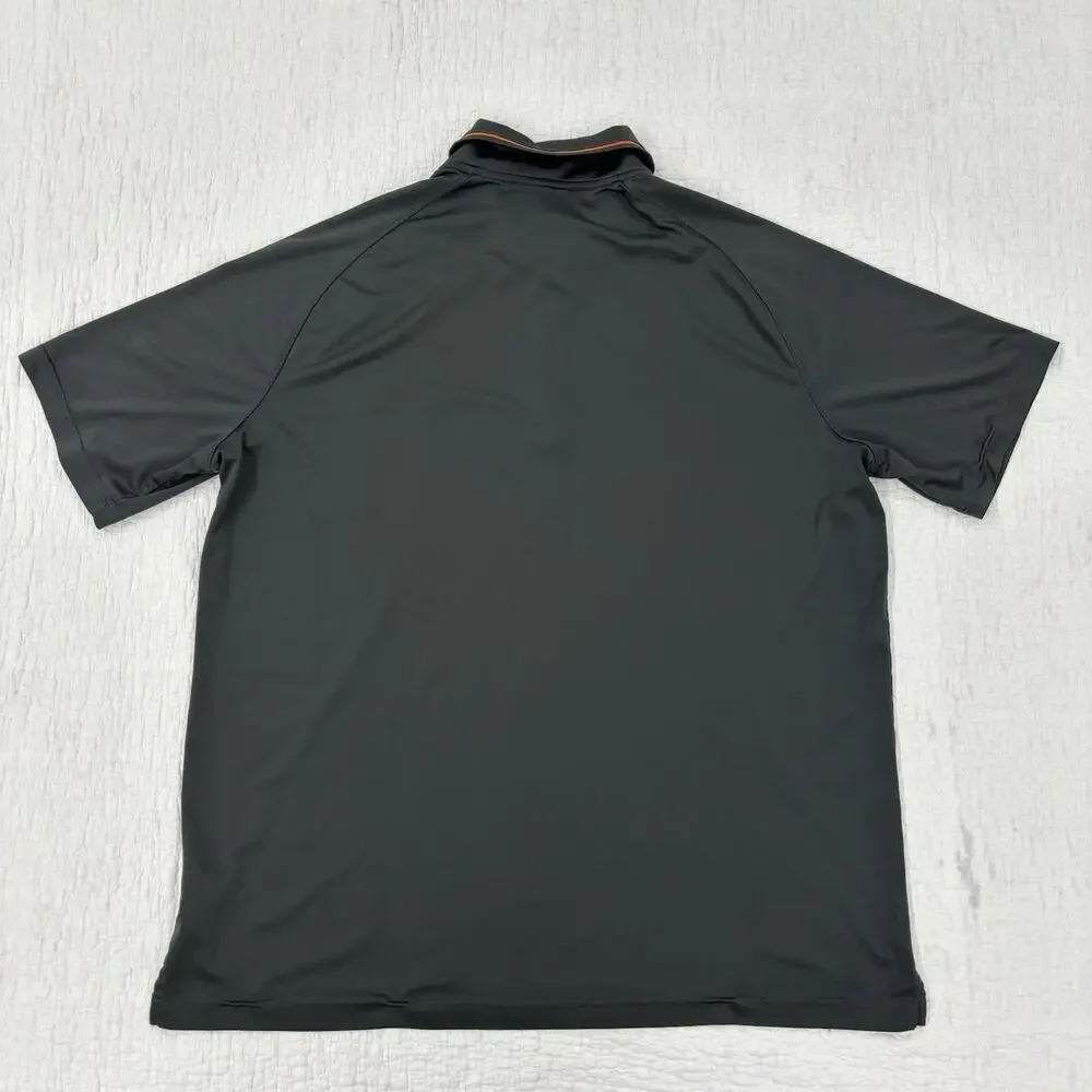 Nike DriFit Mens Size XL Clemson University Tigers Polo Shirt Gray